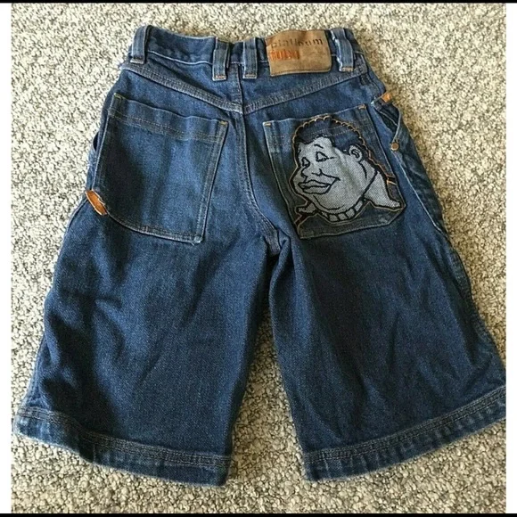 パンツ Vintage PLATINUM FUBU baggy denim shorts $_12.JPG?set_id=880000500F